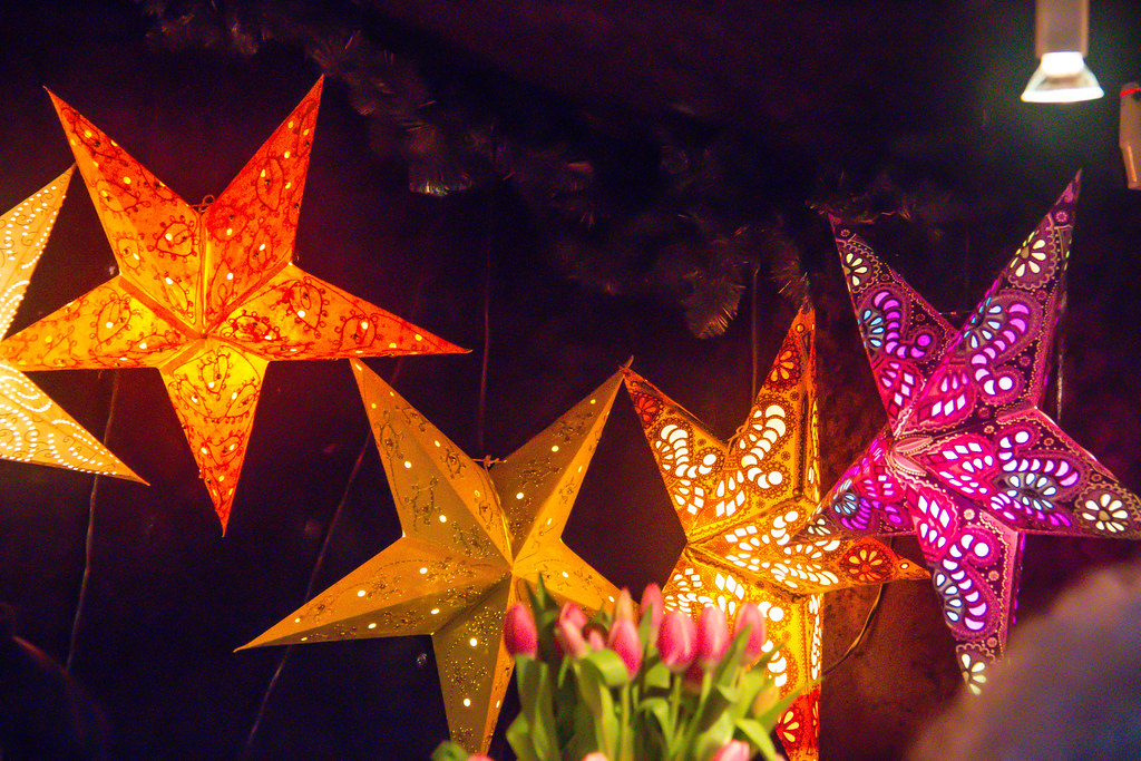 colorful stars